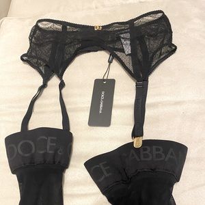 DOLCE & GABBANA STOCKINGS — NEW